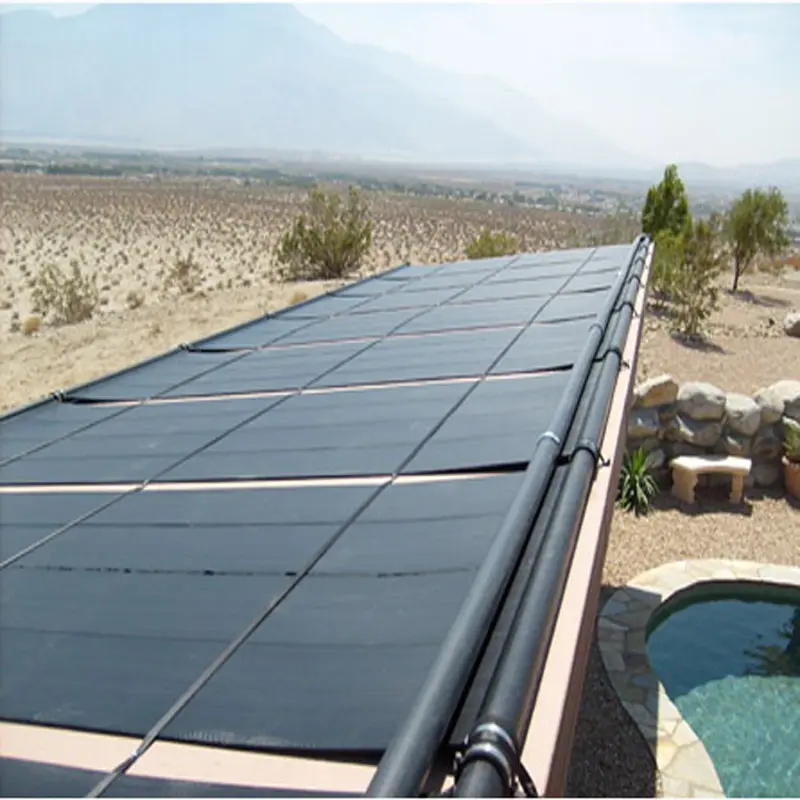 Colchoneta de calefacción solar de goma flexible para piscina, colectores de piscina