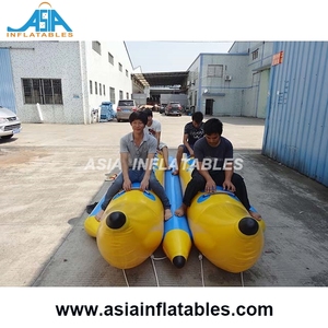 Bateau gonflable tractable pour 10 personnes, type banane aquatique, flyfish, ski tube, pour la <span class=keywords><strong>plage</strong></span>, jet ski - Product Image 5