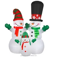 Figuras infláveis para arte natalina, de alta qualidade, para venda, infláveis para árvore de natal e papai noel, casal cn; gua