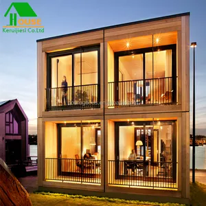 Rumah Prefab Wadah Pengiriman Modular, Rumah/Hotel/Apartemen/Kabin