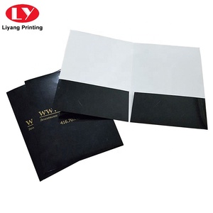 Văn Phòng A4 Glossing Trình Bày Tùy Chỉnh In Tập Tin Thư Mục Giấy Với <span class=keywords><strong>2</strong></span> Túi - Product Image 4