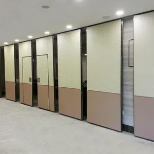 جدران عازلة للصوت قابلة للطي قابلة للطي لقاعة المآدب عازلة للصوت متحركة للصالة الرياضية المدرسية جدران تقسيم قابلة للتشغيل - Product Image 1