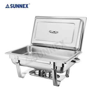 Equipo de Calentadores de Alimentos Buffet Apilables de Acero Inoxidable para Hotel, Modelo X25187H_03 de 8.5 Litros - Product Image 6