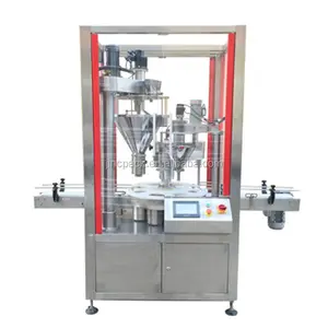 Hot Sale Automatic 10-5000g Coffee Milk Washing Powder Auger Filler Rotary Packing Machine