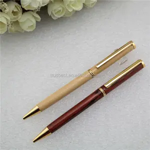 cross style slim wood ballpoint pen