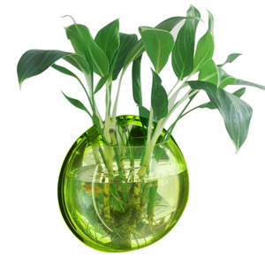 Dia 23Cm/29.5Cm Acryl Vissenkom Muurbevestiging Opknoping <span class=keywords><strong>Aquarium</strong></span> Aquatic Pet Supplies Producten <span class=keywords><strong>Aquarium</strong></span> Bloem plant Vaas - Product Image 3