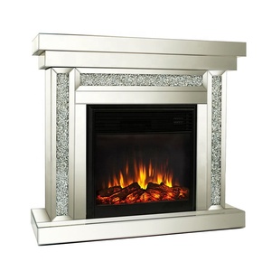 Decoración de casa aplastado diamante eléctrico espejo <span class=keywords><strong>chimenea</strong></span> - Product Image 2