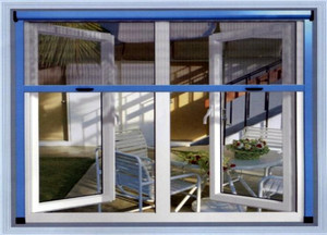 Compra a granel de posicionamiento automático arriba-abajo mosquitera para ventanas correderas de rodillos - Product Image 1