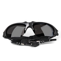 Lunettes de Soleil sans Fil Bluetooth Sport avec Écouteurs et Microphone Mains Libres pour le Cyclisme et les Activités de Plein Air