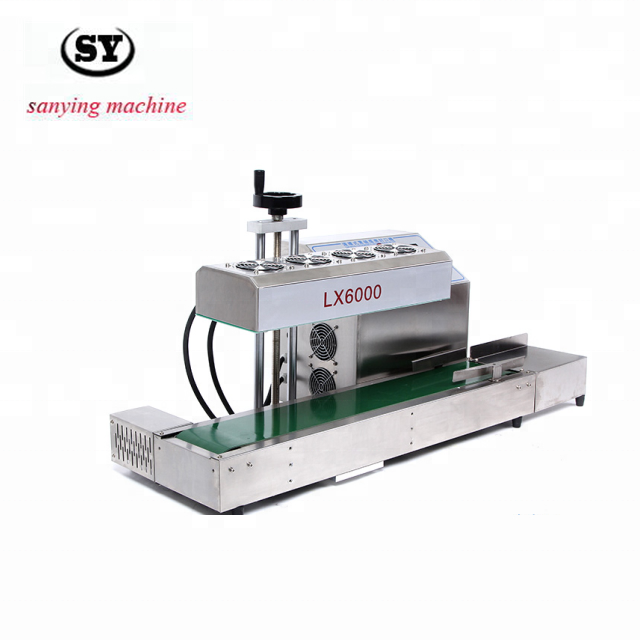 Sellador De Inducción Electrom-a-gnetico Continuo Máquina De Sellado De Botellas De Revestimiento De Aluminio Sellador De Tapa De Lamina Sellador