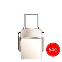 Unidad Flash USB 2.0 de Metal Tipo C de Alta Velocidad, Nueva, para Teléfonos Móviles, Computadoras y Tablets
