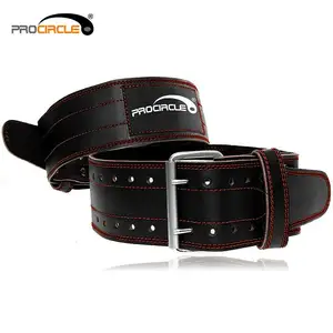 Lower Back Support for Squats Leather Workout Weightlifting Belt