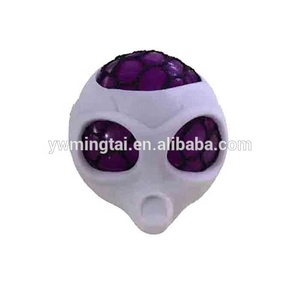 Brinquedo fantasma de alienígena, crânio, espremedor, material tpr, halloween