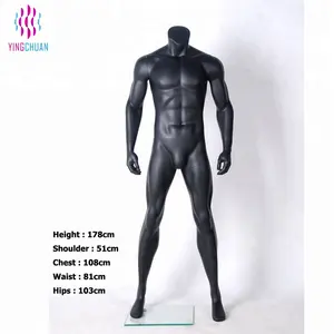 Fiberglass Sports Male Mannequin Muscle Athletic Mannequin For Sale