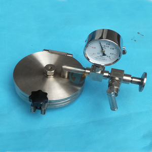 Tüp fırın KF25 vakum portu ve 1/4 "termokupl besleme ile menteşeli tip vakum sızdırmazlık montaj flanş kullanılır - Product Image 2