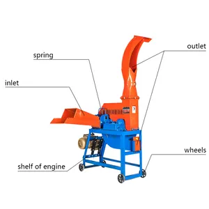 maintenance-free corn silage making machine silage cutter agricultural chaff cutter