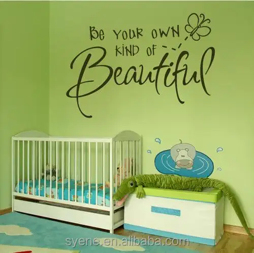 3d removable butterfly wall stickers home decor art vinyl quotes be your own kind of beautiful living room decorative wall decal