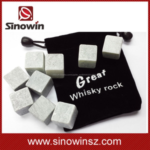 Pierres <span class=keywords><strong>de</strong></span> Whiskey Rocks Chilling 9 Pcs Set Ice Cubes <span class=keywords><strong>Vin</strong></span> Scotch Stéatite NOUVEAU - Product Image 3