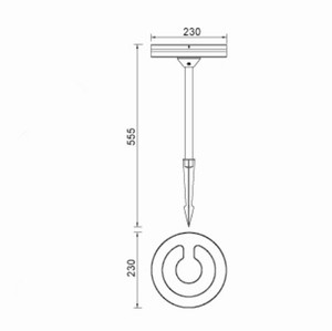 Nouveau Style Rond En Plein Air LED Jardin de Spike Lumière pour le Paysage - Product Image 4