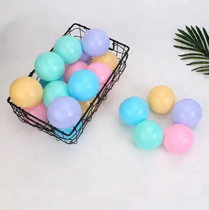 Balles de fosse d'océan pour bébés, couleur macaron pastel, rose, bleu, doux, 1 pièce
