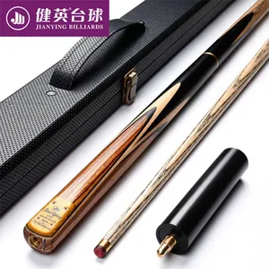 China Factory Professional Benutzer definierte Logo Spitze Durchmesser 10mm Jianying Billard Snooker Cue Stick