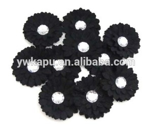 Pulgadas <span class=keywords><strong>2</strong></span> falso flor de la margarita, margarita flores artesanales, embarcaciones de flores de tela - Product Image 1