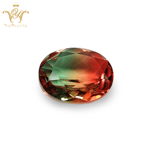 Moda al por mayor <span class=keywords><strong>verde</strong></span> menta turmalina piedras preciosas para la joyería de los pendientes - Product Image 6