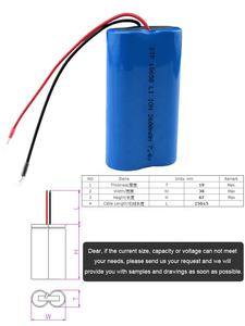 Fabriek Levering Aanpassen Lithium Batterijen 3.7V 18650 18650-1S 2P 5200Mah Li Ion Batterij Pack Voor Elektronisch Product - Product Image 6