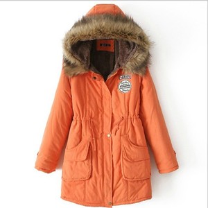 Ecoparty <strong>Womens</strong> S-XXXL <strong>Warm</strong> Fur Collar 13 Colors Long Coat Hooded Slim <strong>Winter</strong> Parka Outwear <strong>Jacket</strong> - Product Image 1