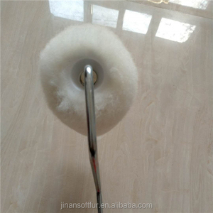 100% lana migliore rullo di vernice <span class=keywords><strong>per</strong></span> la <span class=keywords><strong>pittura</strong></span> morbido pennello strumenti di <span class=keywords><strong>pittura</strong></span> 16 20 25 32mm lana, 100% vera lana PP maniglia 4 ''-11'' - Product Image 3