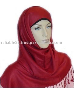Printed <b>Pashmina</b> Hijab Winter Long Scarves for Muslim Women - Product Image 6