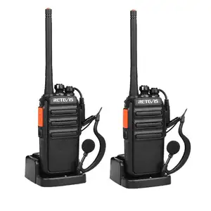 Retevis H777S Licentievrije Scrambler Walkie Talkie met Oortje CTCSS/DCS 0.5 W/2 W UHF400-470MHz 16CH VOX Scan Two Way Radio