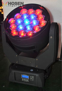 2015 más nuevos 19pcs 15w 4 en 1 RGBW llevó zoom moviendo lavado ligero cabeza cabeza móvil con <span class=keywords><strong>la</strong></span> luz del haz de control del an - Product Image 5