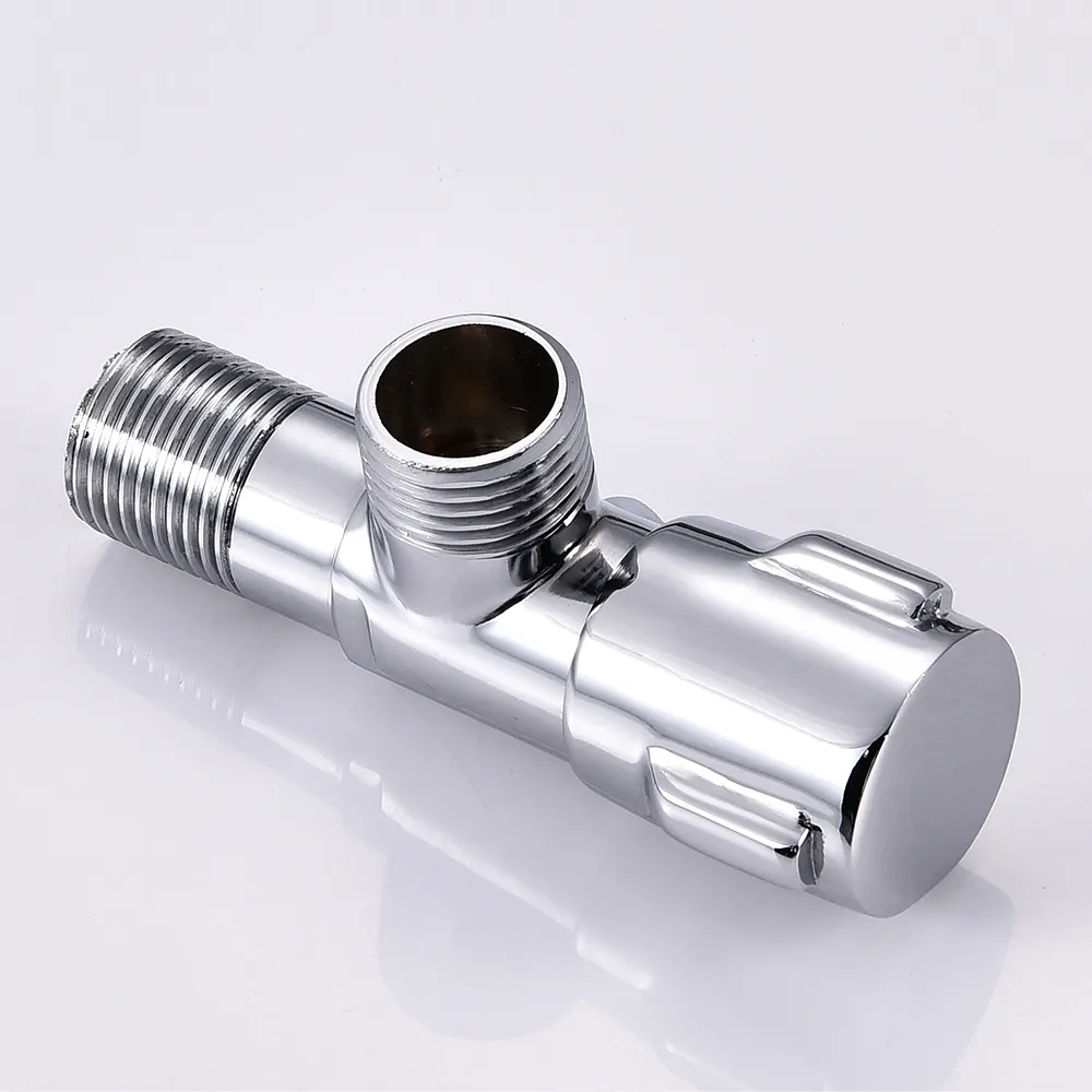 Угловой клапан из нержавеющей стали, поворотный угловой клапан 1/2 дюйма для унитаза на 90 градусов