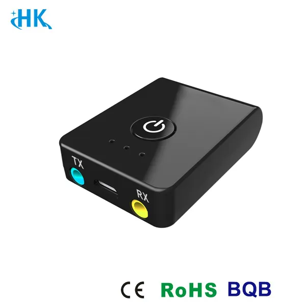 2-in-1 Bluetooth Receiver Transmitter Digital Optical and 3.5mm Wireless Audio Adapter for TV Home Car Stereo System