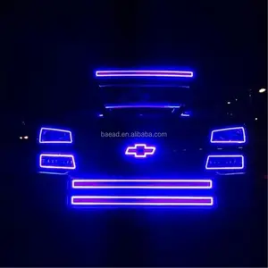 Yüksek kalite RGB çok renkli araba güçlendirme LED halo açık renk melek gözler için 2006 Chevy Sliverado