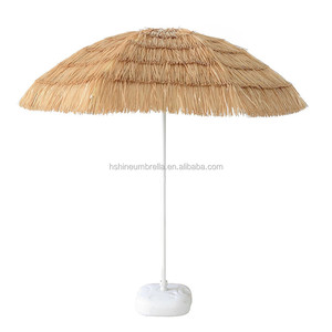 180 cm en plein air de paille parasol Hawaii style plage parapluie couleur naturelle - Product Image 3