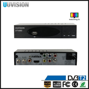 Uuvision Full HD Receiver <span class=keywords><strong>t</strong></span>ốc độ cao OEM <span class=keywords><strong>t</strong></span>ùy chỉnh giá rẻ miễn phí để không khí TV Tuner HD TV Bộ giải mã Set Top <span class=keywords><strong>Box</strong></span> DVBT2 1080P TV <span class=keywords><strong>Box</strong></span> - Product Image 6