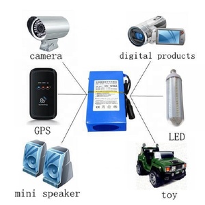 소형 12v 6ah 리튬 이온 배터리 팩 충전식 <span class=keywords><strong>UPS</strong></span> 태양 광 카메라 CCTV 무선 6000mah 전원 공급 장치 백업 배터리