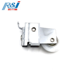 Haute Qualité Rouleau Roues Coulissantes Fenêtres et Porte Boîtier En Fer + Roue En Nylon Porte & fenêtre Rouleau 608 Roulement Couleur Zinc 1000 pièces - Product Image 1