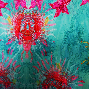 Tùy Chỉnh Phi Sáp Sinh Thái Thân Thiện In Kỹ Thuật Số Tái Chế Polyester Spandex In Bơi Mặc Vải - Product Image 6