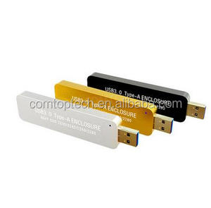 USB 3.0 a M.<span class=keywords><strong>2</strong></span> NGFF Tasto B SSD Card Adapter Box Esterno Caso Box Cover - Product Image 1