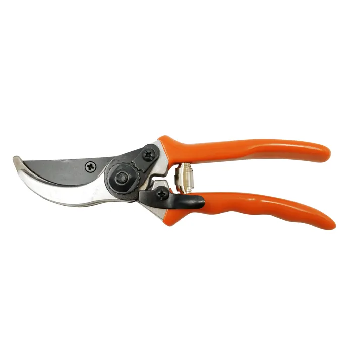 High Quality Carbon Steel Garden Pruner With Soft Grip Plastic Handle