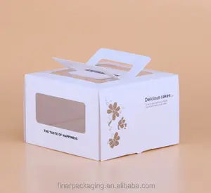 Voedsel Papier Doos Verpakking Mooi Design Papier Cake Box Verpakking