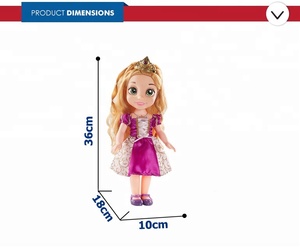 Cheveux longs princesse en plastique bébé poupée jouets <span class=keywords><strong>pour</strong></span> filles - Product Image 4
