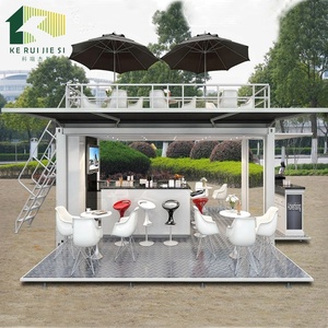Sistema hidráulico de cocina móvil de 20 pies, casa de contenedores de envío para quiosco de <span class=keywords><strong>comida</strong></span> rápida al aire libre, cafetería o restaurante - Product Image 1