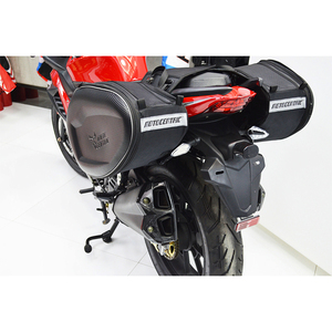 Bolsas impermeables para SILLÍN de motocicleta, bolsa lateral para montar en <span class=keywords><strong>Moto</strong></span>, <span class=keywords><strong>Maleta</strong></span> de equipaje <span class=keywords><strong>trasera</strong></span> con cubierta para lluvia - Product Image 1