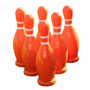 High Quality Inflatable Bowling Set Customized Inflatable Bowling Pins Human Bowling Ball For Sale
