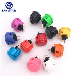 Sanwa OBSF 30 <strong>Push</strong> <strong>Arcade</strong> Game <strong>Buttons</strong> Black <strong>Button</strong> Sanwa <strong>Arcade</strong> <strong>Push</strong> <strong>Buttons</strong> - Product Image 2