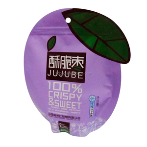 ถุงบรรจุภัณฑ์กาแฟแบบตั้งได้ชนิดพิเศษพิมพ์ลายสีม่วง LDPE แบบยืดหยุ่นพร้อมช่องรูปทรงกลมสำหรับบรรจุภัณฑ์แบบปลอดเชื้อ - Product Image 1